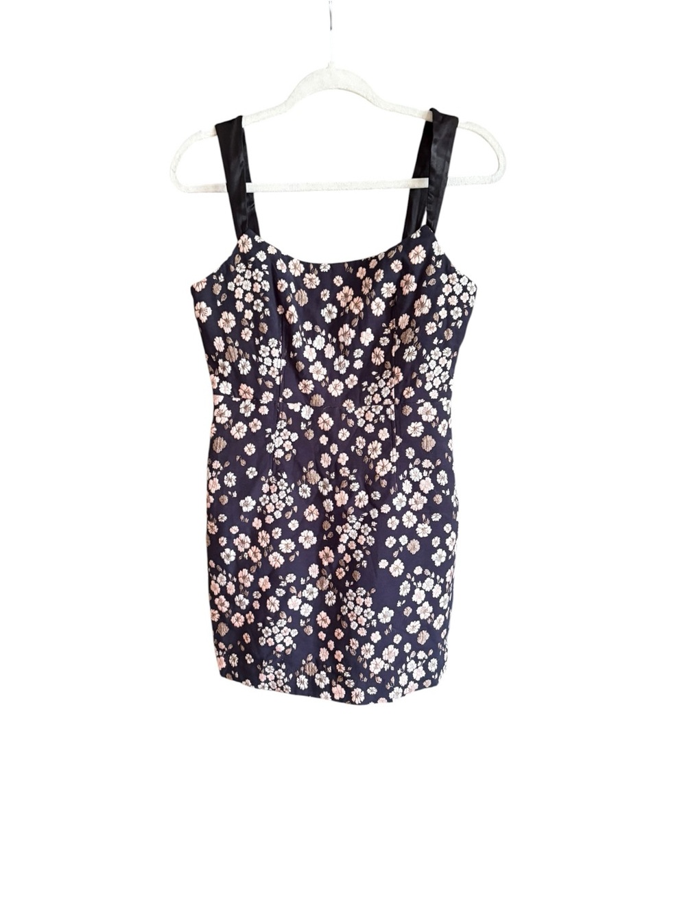 Maeve Anthropologie Jacquard Floral Printed Mini Dress 4